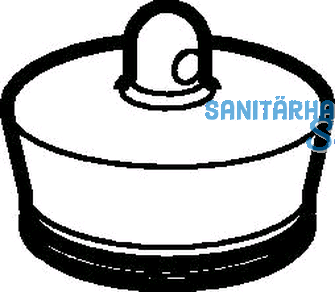 Geberit Ventilstopfen in PP grau fr