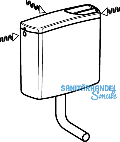 Geberit Splkasten AP140 verschraubt