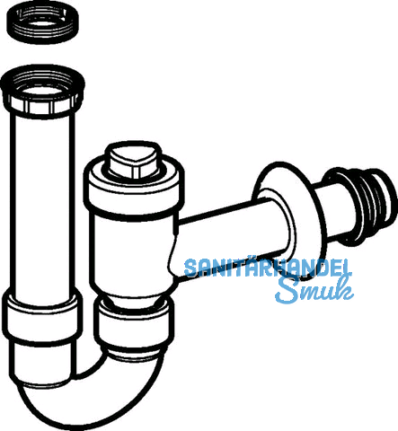 Geberit Rhrensiphon in PP weiss