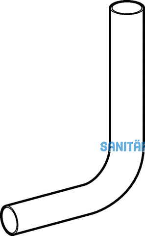 Geberit Splrohr-Bogen links gekrpft