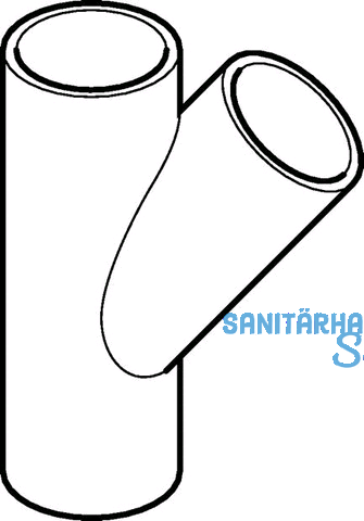 Geberit PE Abzweiger fr waagrechten