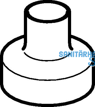 Geberit PE Reduktion zentrisch