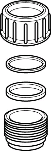Geberit PE Verschraubung komplett