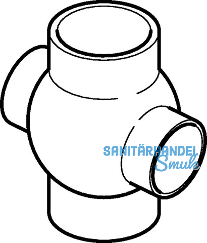 Geberit PE Doppel-Abzweiger