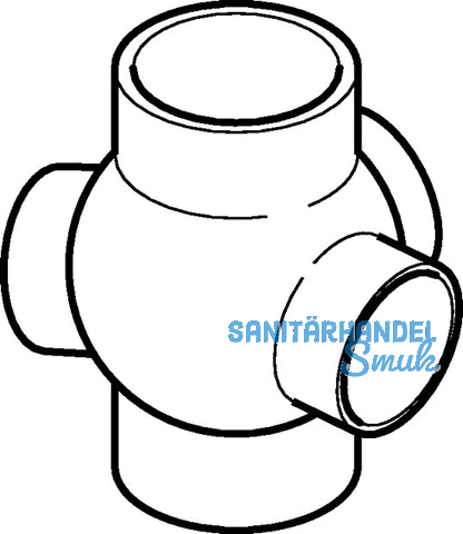 Geberit PE Abzweiger 3teilig