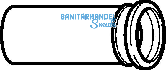 Geberit PE Stutzen f.Wandkl. Gerade