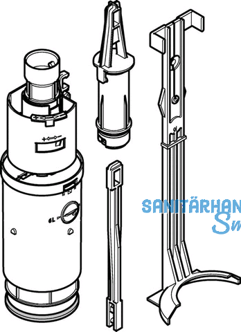 Geberit Heberglocke kplt.f.UP-SPK
