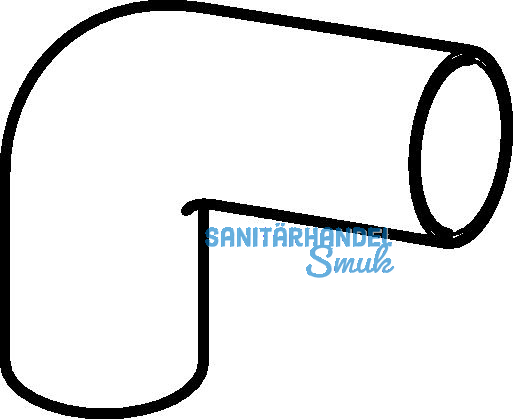 Geberit PE Siphonanschlussbogen