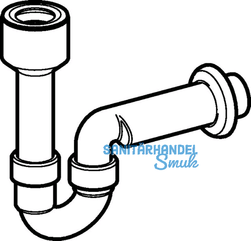 Geberit Fertigablauf in PP weiss fr