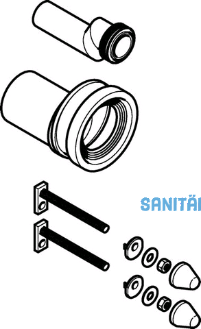 Geberit PE Anschlussgrt. f.Wand-WC