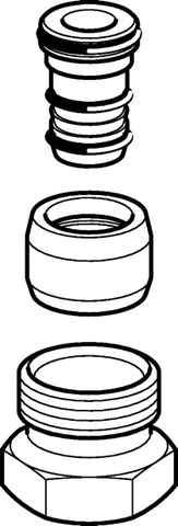 Geberit Mepla Direktverschraubung