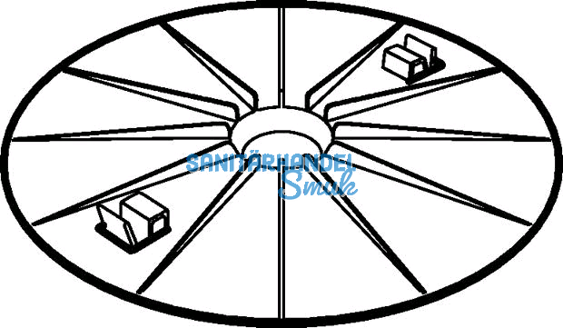 Geberit Pluvia Funktionsscheibe zu
