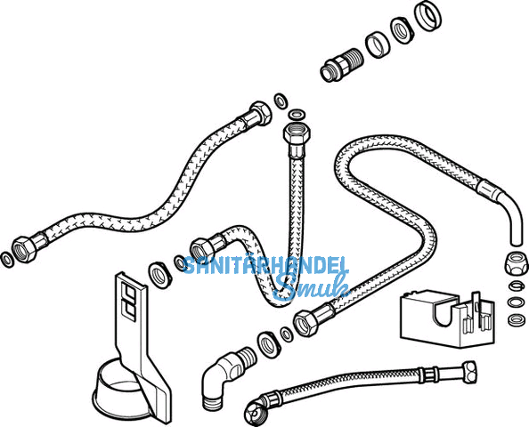 Geberit Umbauset f. AP-Splkasten von