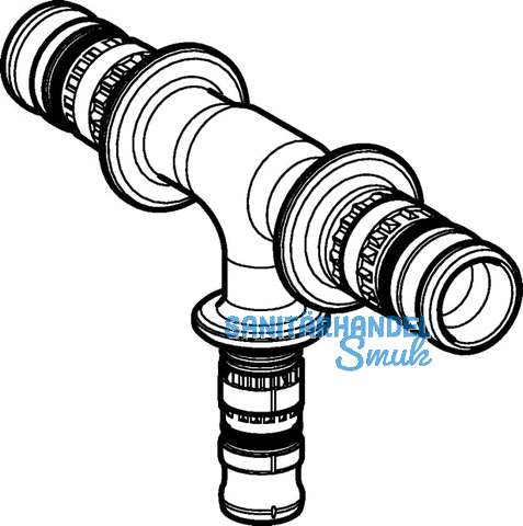 Geberit Mepla T-Stck reduziert