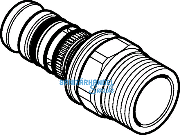 Geberit Mepla bergang d 32mmx1"AG