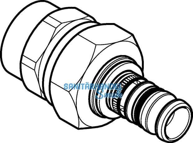 Geberit Mepla bergangsverschraubung