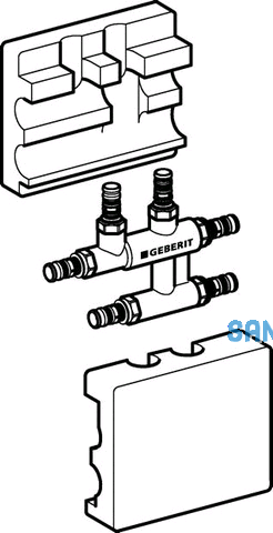 Geberit Mepla Kreuzungsfitting messing z