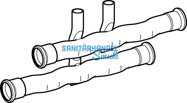Geberit Mapress C-Stahl Kreuzungs-Paar