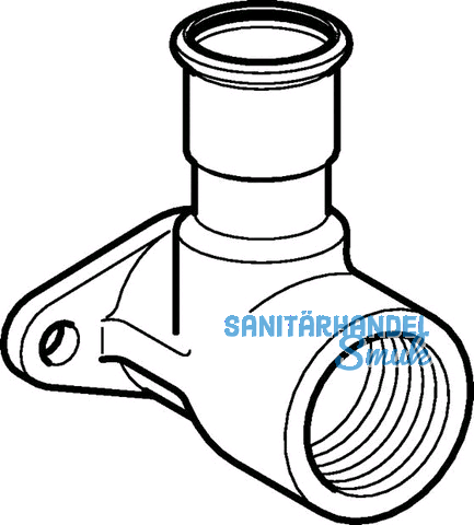 Geberit Mapress Edelst.Gas Anschlussw.