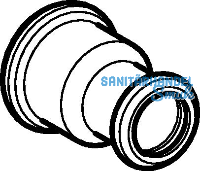 Geberit Mapress Kupfer Muffe reduziert