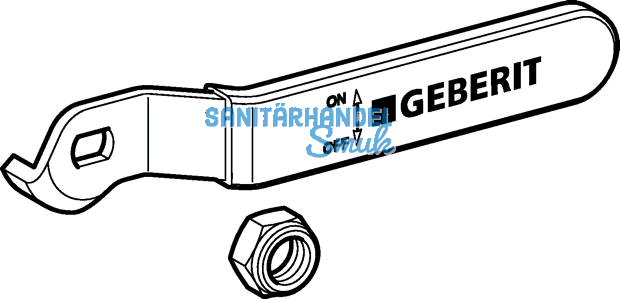 Geberit Bettigungshebel fr Mapress