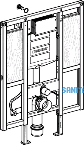 Geberit Duofix Montageelement f WC