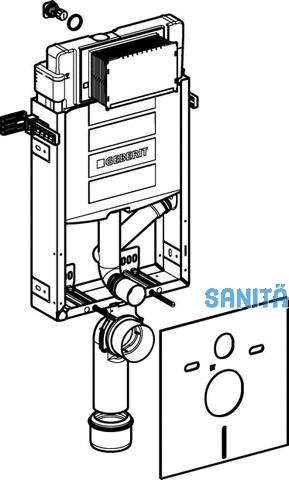 Geberit Kombifix Montageelement f WC