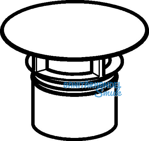 Geberit Ventilabdeckung Clou verchromt