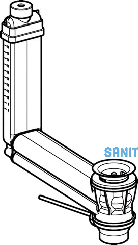 Geberit WT CLOU mit Hebel 152018