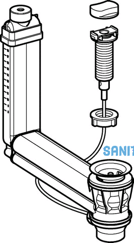 Geberit WT CLOU mit Kabelzug 152019