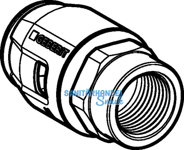 Geberit PushFit bergang mit IG