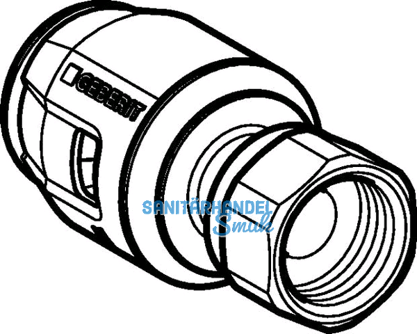 Geberit Push Fit berg. m berwurfmutter