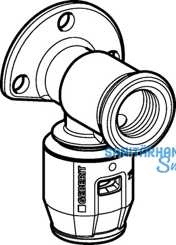 Geberit Anschlusswinkel 90 Grad kurz