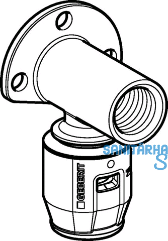 Geberit Anschlusswinkel 90 Grad kurz