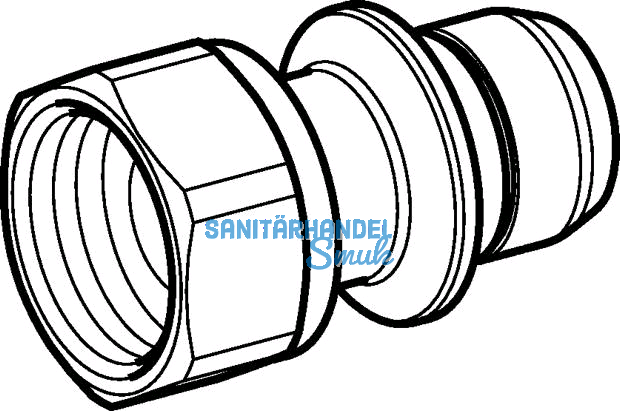 Geberit Steckberg. m. berwurfmutter