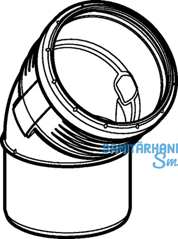 Geberit Bogen PP-MD 45G d110