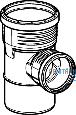 Geberit Abzweig PP-MD 87.5G d75/75