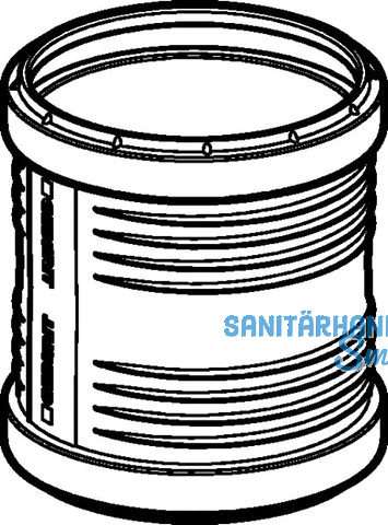 Geberit berschiebemuffe PP-MD d75