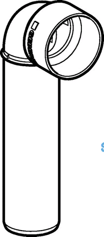 Geberit AnBogen PP-MD Siphon d40/46 lang