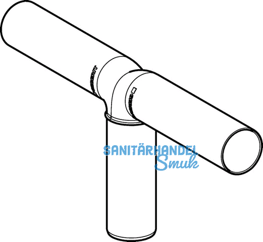 Geberit Doppelanschlussbogen PP-MD