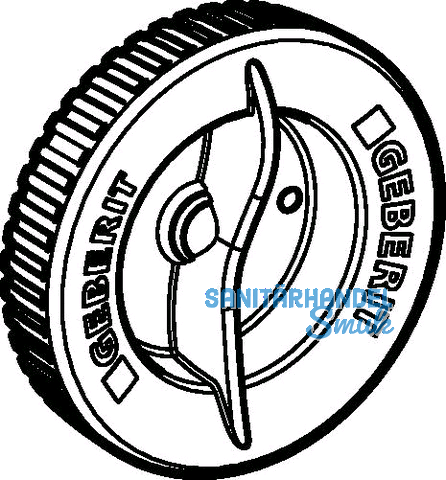 Geberit Deckel PP-MD d110 zu Putzstck