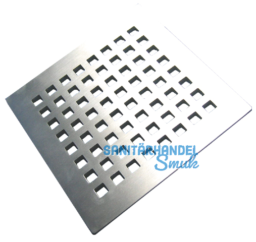 HL066Q.1E Niro-Rost \"Quadra\" 138x138mm