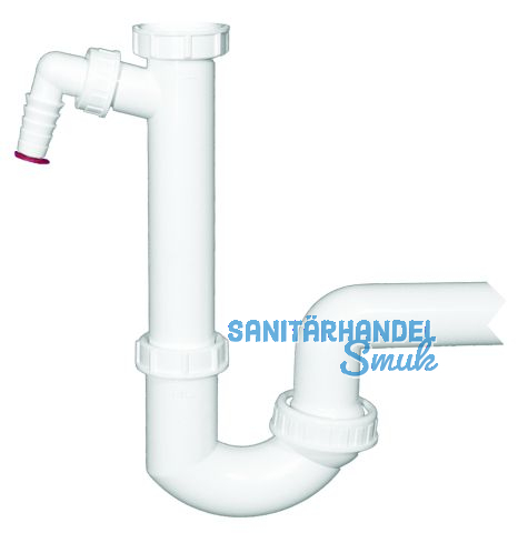 HL100/50 Sifon DN50x6/4' m. Kgel u. WG-Anschl.