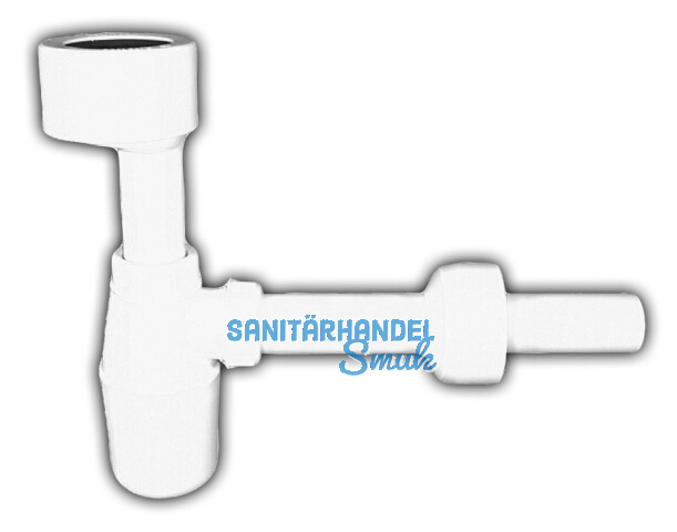 HL130/40 Urinalsifon DN40 m. Anschl.manschette u. Rosette
