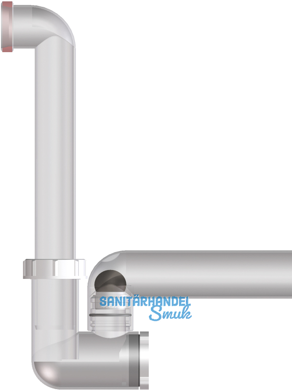 HL136NT Kondensatsifon transparent DN40 5/4\" d 12-18mm WGVS u. mechanischer GVS