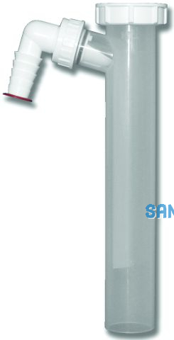 HL13.0/40 Tauchrohr DN40x6/4' transparent m. WG-Anschl.