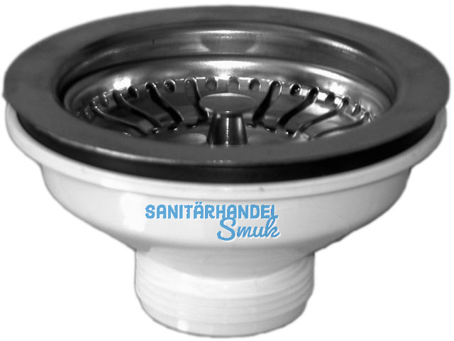 HL14/90 Ablaufventil (Korbventil) fr Ablaufffnungen d 90mm, Anschlussgewinde 6/4"