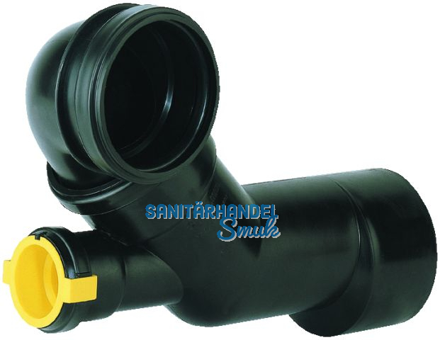 HL227 WC-Anschl.kombi DN90/110 mit Anschl. DN50 f. Vorwandinst.