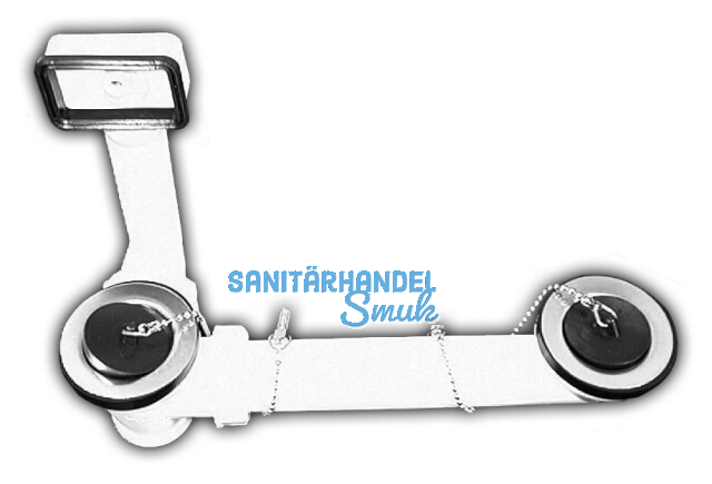 HL24U-5/4 Abl.verb. DN40 m. Vent.en 5/4' u. l.