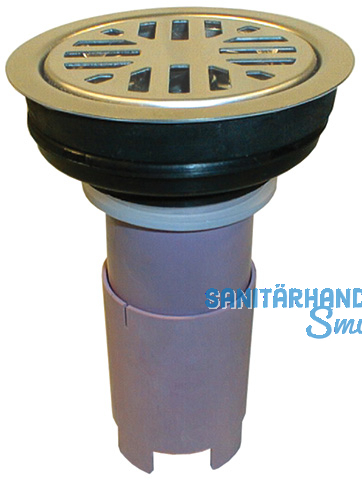 HL307 Trichter d 110mm m. Niro-Rost d 85mm u. Rckflussstop